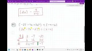 Section 4.16: Synthetic Division