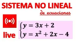 SISTEMA DE ECUACIONES NO LINEALES DE SEGUNDO GRADO. Álgebra Básica