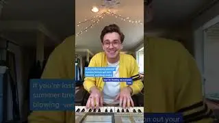 Hang onto your juice this one&rsquo;s gonna be fun 🍊 #originalsong #songwriter #piano #lifesamess