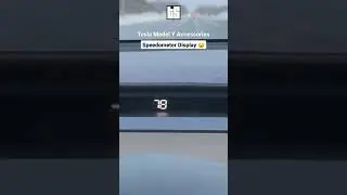 Tesla Model 3 and Y Accessories by Tesloid! Speedometer Display!