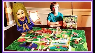 Build Your Own Zoo Pretend Play GiftInTheBox Safari Animal Activity Playmat Sweetie Fella Aleks 😎