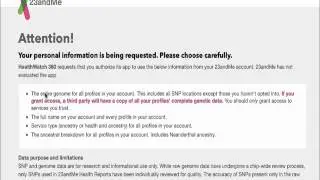 Linking GB HealthWatch to 23andMe