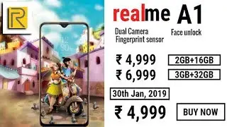 #RealMe #RealMeA1 RealMe A1 First Look | RealMe A1 Price, Specifications, Release Date in INDIA