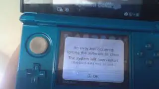 Nintendo 3DS System Settings Issue
