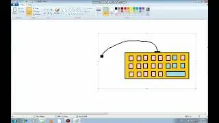 How draw to the Keyboard and /keyboard definition in Ms paint  /in Computer