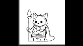 Game Character Design - DAX. #2DGameArt #GameAssets #PixelArt #GameDesign