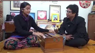 Nahid singing jibone morone without any instruments