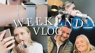 Weekend Vlog🏡 my blow-dry routine, watching Moana 2 🌊,  new jewellery from Linjer💍