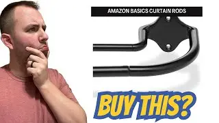 My Wife Loves These Curtain Rods! Amazon Basics Curtain Rods Review & Showcase