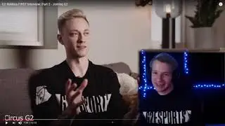jankos insane funny reaction to rekkles wearing same G2 Jersey