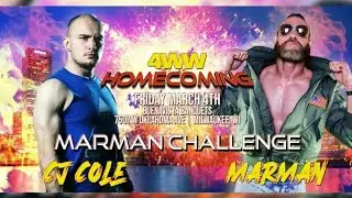 4th Wall Wrestling- CJ Cole vs Marman
