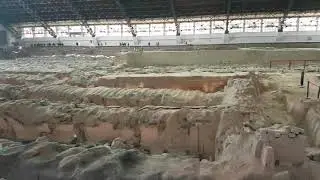 Terracotta soldiers, Xi'an city, China. Сопол аскарлар музейи.  Хитой