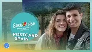 Postcard of Amaia y Alfred from Spain - Eurovision 2018