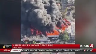 Arrest made in Home Depot fire