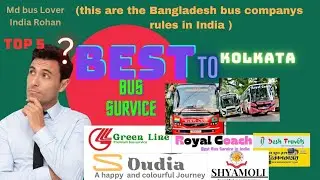 Top 5 best Bangladeshe Bus Survice, and they rules in India🇮🇳💖🇧🇩#viral #buslover #brtc #wbtc #travel