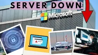 Microsoft Server Crash🚫Windows Blue Screen Error‼️Server Down Reason