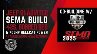 Jeep Gladiator SEMA Build |  42s, Bobbed Bed & 700HP Hellcat Power