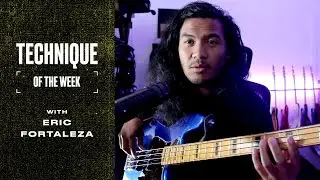 Eric Fortaleza Teaches Left Hand Muting for Bass | Technique of the Week | Fender
