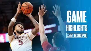Maryland vs. Minnesota | Highlights | Big Ten Men's Basketball | 02/08/26