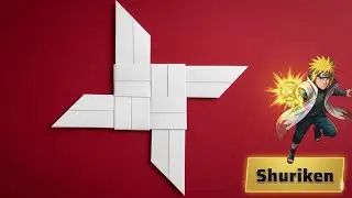 how to make paper shuriken