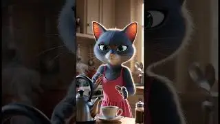 Cat husband teasing his wife #ai #aishorts #aifunny #ytshorts #hindisong