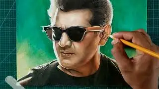 valimai ajith drawing/how to draw ajith kumar in valimai movie