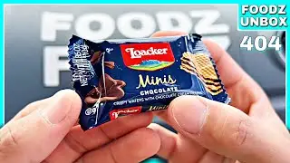 Loacker Mini Chocolate Wafer Review - Foodz Unbox 404