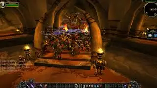Last moments of the Stress test if WoW Classic.