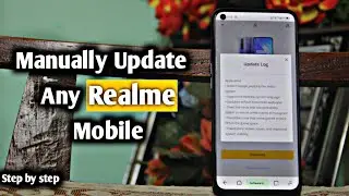 Realme UI Manually Update। realme 6 update manually