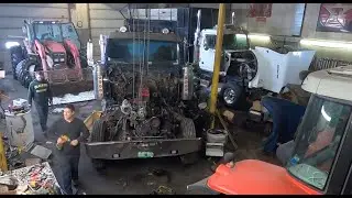 Двигатель наконец-то вернулся в грузовик! Замена Cummins N14, часть 4