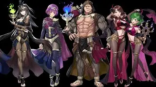 Fire Emblem Heroes: Voice Clips - Dark Desert Rituals (Tharja, Katarina, Raphael, Dorothea/Lene Duo)