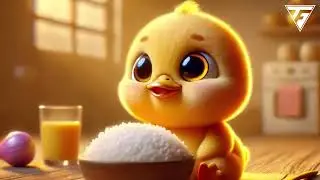 Cute Independent Baby Duck