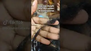 How to  repair Locs / loc repair