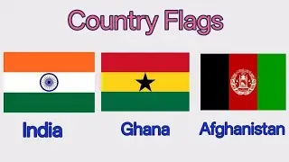 Country Flags | Country Name for Kids | Country Flag Names in  English #CountryFlags #CountryName