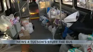 Help HSL and the Community Food Bank of Southern Arizona Stuff the Bus for those in need