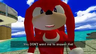 Knuckles The unhinged echidna