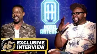 Sterling K. Brown and Brian Tyree Henry HOTEL ARTEMIS Interview! (2018) JoBlo.com