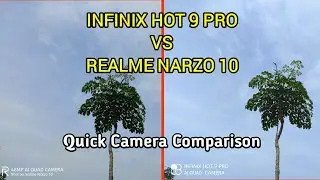 Infinix Hot 9 Pro vs Realme Narzo 10 camera Comparison | infinix hot 9 pro camera test|Tech 4 camera