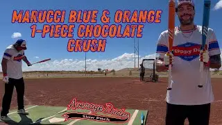 Цельный шоколадный крош Marucci Blue & Orange | Обзор биты USSSA Slowpitch