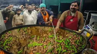 Giant Tawa Mutton Kaleji Recipe | Special Spicy Mutton Kaleji Fry | pakistani mutton street food