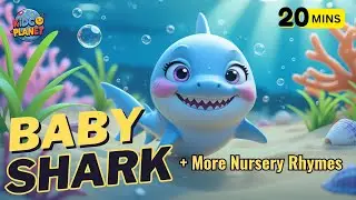 Baby Shark + More Nursery Rhymes & Kids Songs | Compilation of Baby Songs by @kidcoplanetofficial