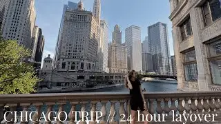 CHICAGO TRIP // 24 hour layover, flight attendant life