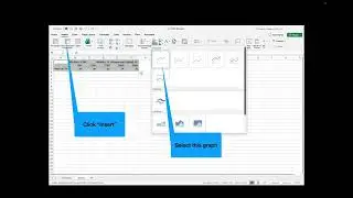 How to create a line graph with Excel