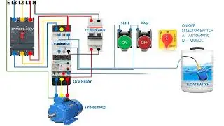 3 phase moter pump float switch