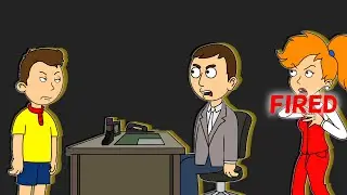 Caillou Gets Miss Martin Fired in High School