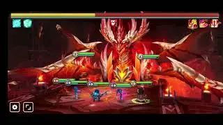 speed team dragon abyss hard no 5* summoners war