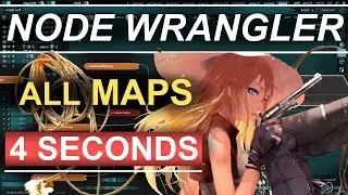 Blender 2.8 : Node Wrangler - Apply All Maps (In 4 Seconds!!!)