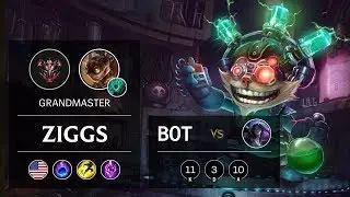 Ziggs Bot vs Kai'Sa - NA Grandmaster Patch 9.9