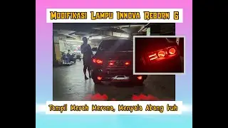 MODIFIKASI LAMPU INNOVA REBORN G | DOUBLE  BILED VAHID E10 PLUS