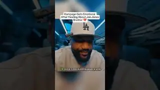 Rampage Gets Emotional After Hearing About Jon Jones Brother #rampagejackson #rampage #ufc #shorts